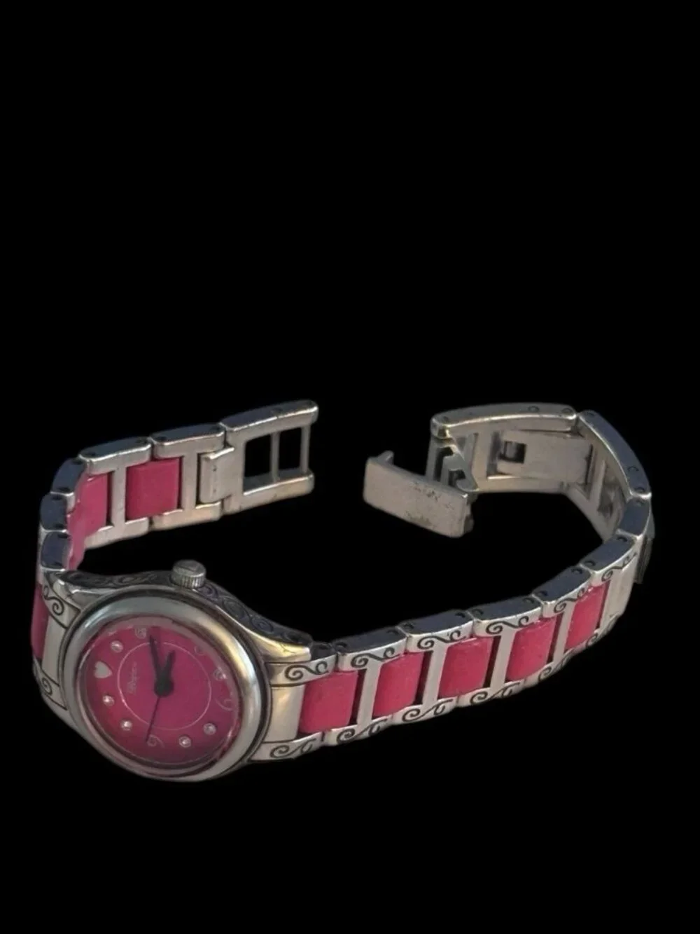 Classic Ladies Brighton Baby Brooklyn Silver Plate Watch - Pink New Battery